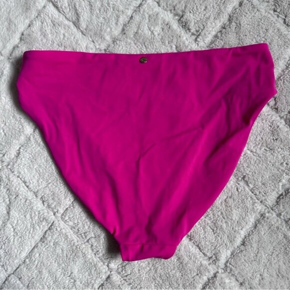 Victoria's Secret | Pink High Waisted Full Coverage Bikini Bottoms | Size Medium - Picture 3 of 9
